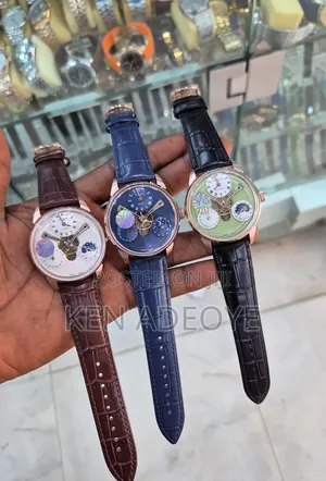 Patek Philippe Auto Leather Watch
