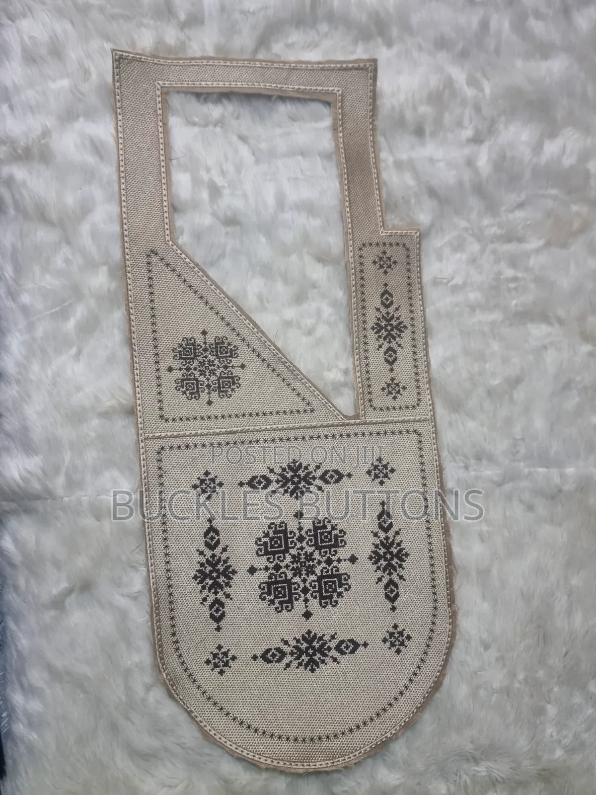 Brown Agbada Monogram Design