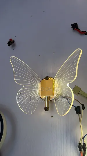 Butterfly LED Wall Interior Acrylic Bedside Wall Lights