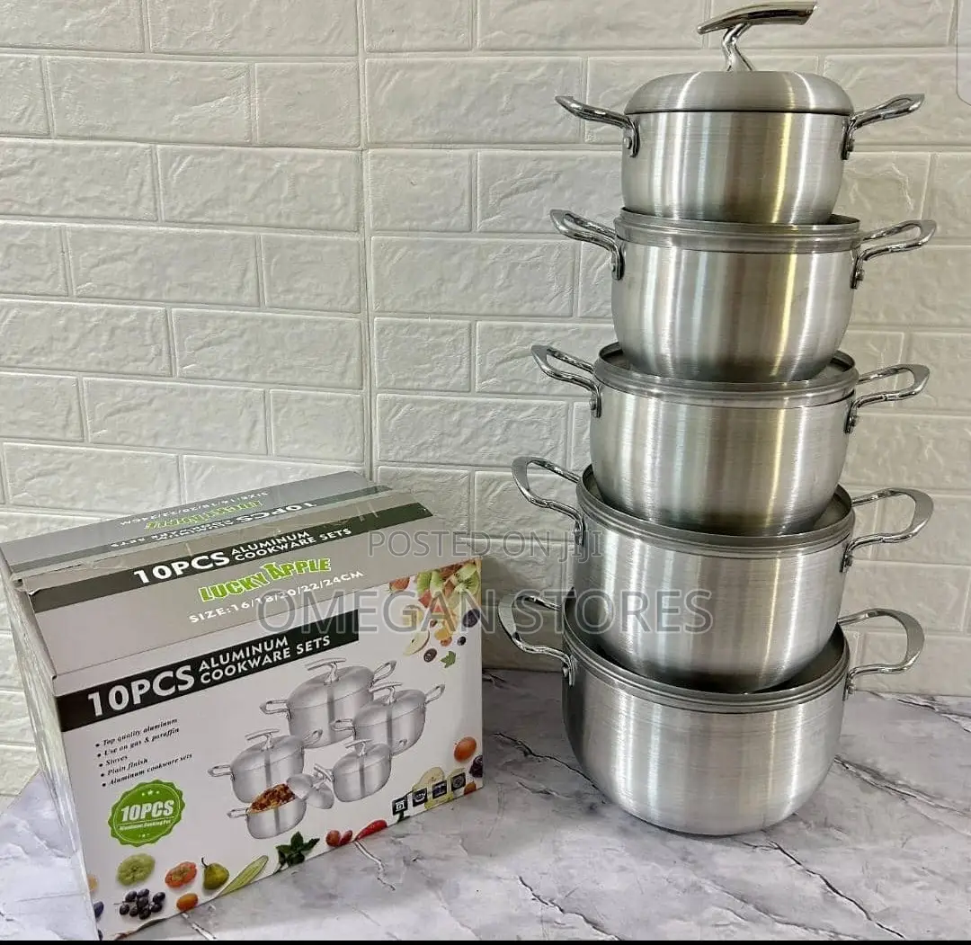 10pcs Aluminum Cookware Set