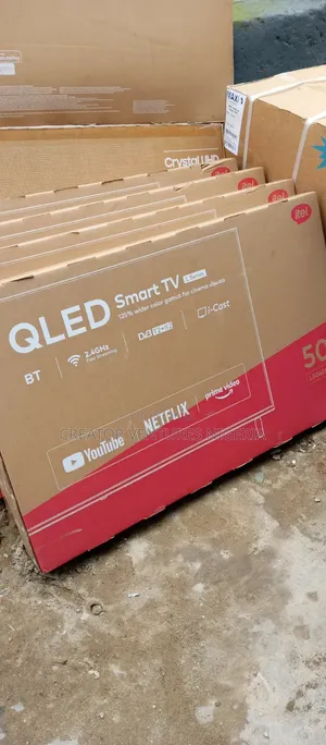 Itel 50" Qled Smart Android,full HDMI,netflix,iCast,youtube,tiny Frame