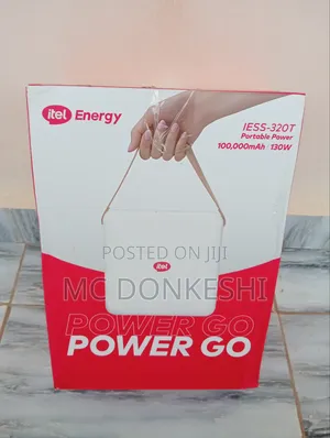 Itel Power Go and 200 Watts Solar Panel With Complete Accessories.