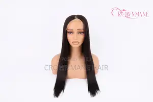 Bone Straight 20-Inch Human Hair Wig – 5x5 Closure, Pay on Delivery