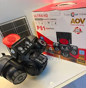 4 Lens All Rotation Solar CCTV Camera