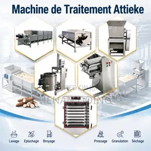 10 TPD Usine De Transformation De l'Attieke Cassava Attieke Machine