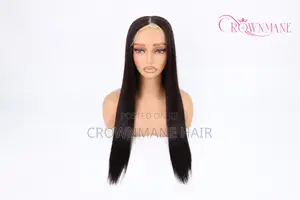 Bone Straight 22-Inch Human Hair Wig – 5x5 Closure, Pay on Delivery