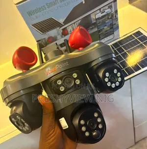 Triple Lens All Rotation Security Camera