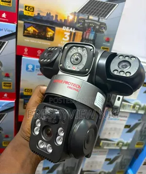 PTZ 3 Lens CCTV Camera