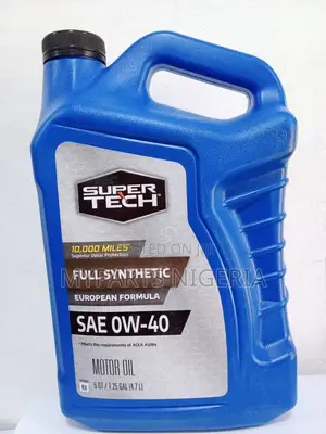 0w-40 Super Tech Full Synthetic Motor Oil, 5 Quarts