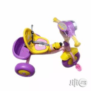 Baby Tricycle With Seat Belt Carrier - Multicolour