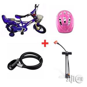 BMX Bicycle 12'' + Helemt + Steel Wire Rope Lock + Hand Lock