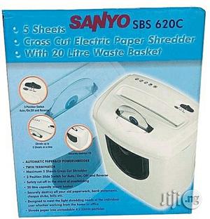 Sanyo SBS 620c 5-Sheet Cross Cut Paper Cd Shredder