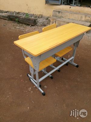 Double Student Table and Chair