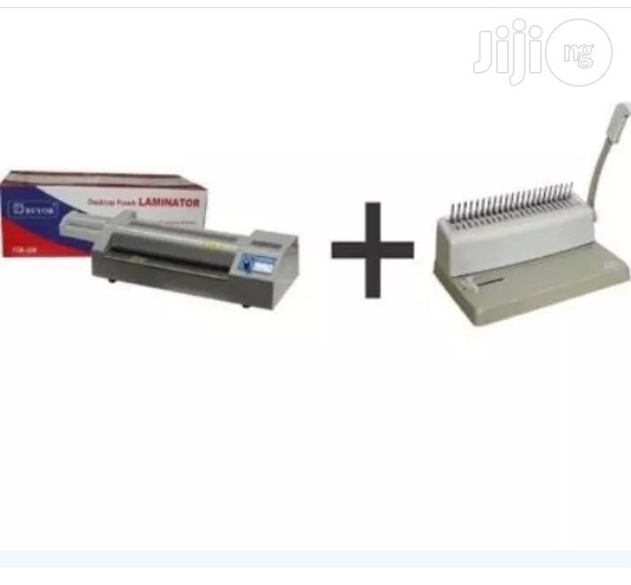 Laminating Machine + Binding Machine