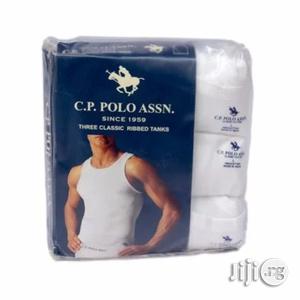 CP Polo Men's Singlet - White