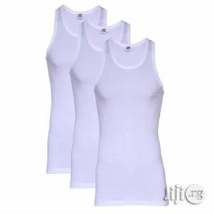 BYC Men's 3-Pc Singlet Set - White