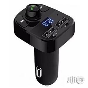 Universal Car X8 Dual Usb Bluetooth Car Charger & Fm Transmitter Mp3 Player