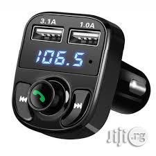 Universal Car X8 Dual Usb Bluetooth Car Charger & Fm Transmitter Mp3 Player