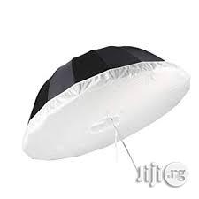 Parabolic Umbrella Softbox 165cm White Inside With Diffuser