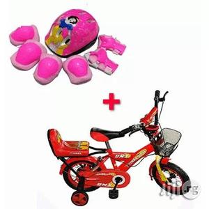 12" Kids Bicycle With Safety Kits - Red
