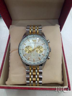 Emporio Armani Men's Two Tone Tazio Chain Watch