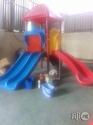 New Playhouse With Multi Slides