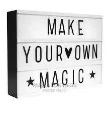 A5 USB and Battery Powered LED Cinematic Light Box - Black