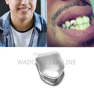 Single Tooth Bottom Teeth Cap Grill-Silver