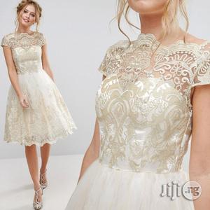 Luxury Party Vintage Princess Tutu Dress Women Hollow Party Dresses