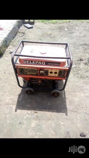 Neatly Used 6.5KVA ELEPAQ EC6500CXS 100% Copper Generator