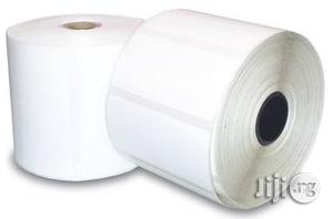Barcode Label On Chromo Paper 50 X 25