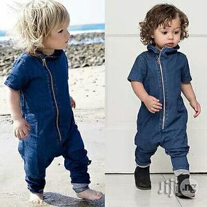 Children Denim Jumpsuits Romper