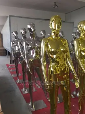 Gold And Silver Male And Female Mannequin Available