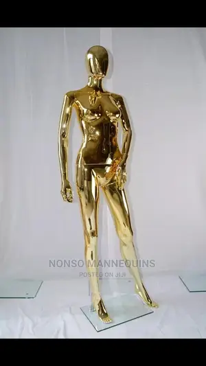 R4 Module Gold Chrome Display Mannequin