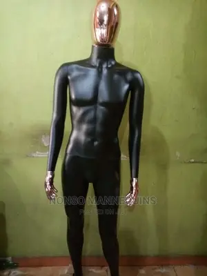 Male Gold And Black Mannequin