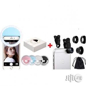 3-In-1 Camera Lens With Selfie Ring Light