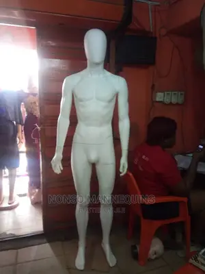 Well Built Body Male White Plastic Display Mannequin