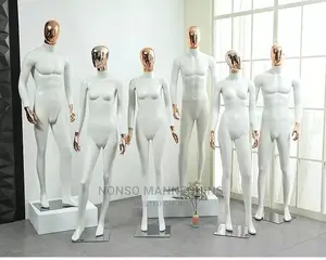 White and Gold Male Nd Female High Quality Display Mannequin