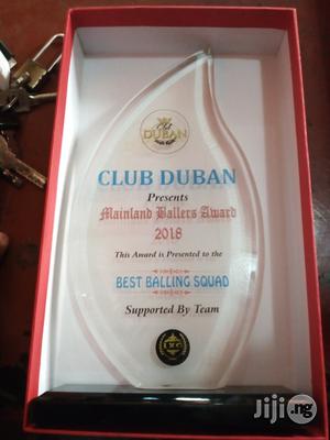 Glass Award With Printing Acrylic