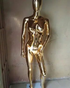 High Quality Silver and Gold Chrome Mannequins