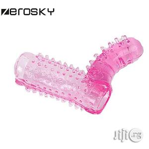 2 In 1 Finger And Penis Sleeve Dildo For Woman Squirt