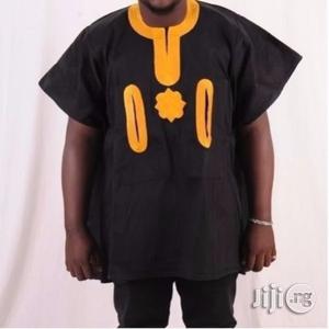 Men's Traditional Dansiki Wear - Black