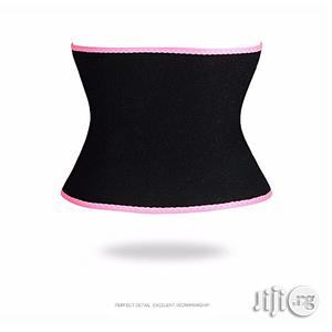 Unisex Sport Body-shaping Bellyband Sexy Underwear Sweat Absorbing Corset Abdomen Belt Color:Yellow Size:L Generic