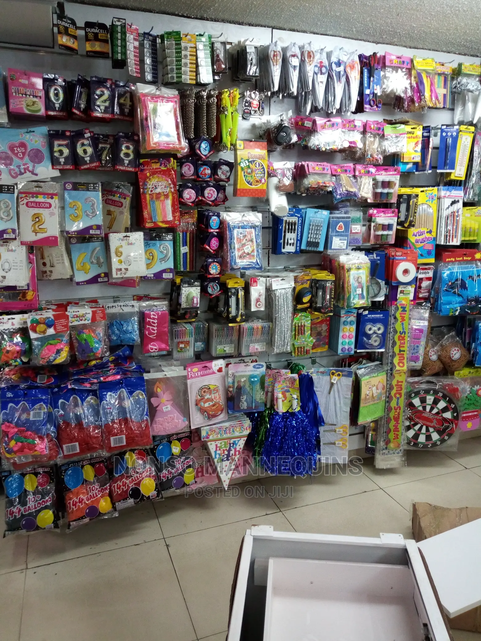 Multi Purpose Slat Wall Display Board (Different Colours)