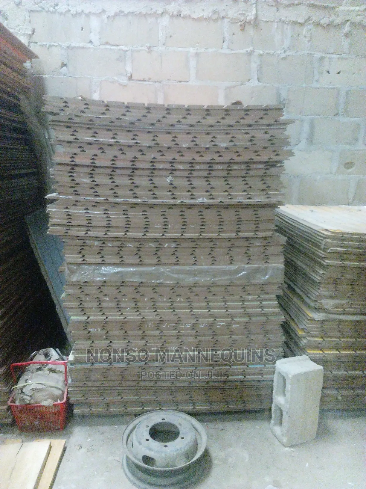 Multi Purpose Slat Wall Display Board (Different Colours)