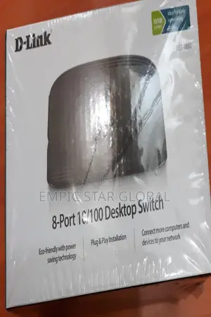 D-Link 8port Fast Ethernet Unmanaged Desktop Switch