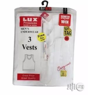 LUX 3 in 1 Men's Singlet - White