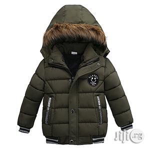 Fashion Baby Boy J Thick Hooded Zipper Coat Outwear Clothes