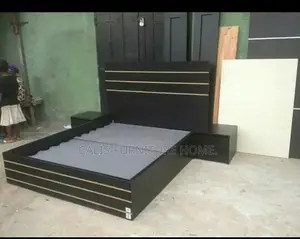 6ft X 6ft Bedframe (Dark Brown)