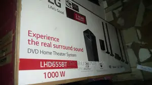 LG Sound System 1000watts With Slim Speakers